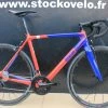 DEDACCIAI Vélo BEACON Carbone BF 100 Rouge/bleu -Vélos de Route Soldes BF 100 rouge bleu