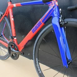 DEDACCIAI Vélo BEACON Carbone BF 100 Rouge/bleu -Vélos de Route Soldes BF 100 rouge bleu 4