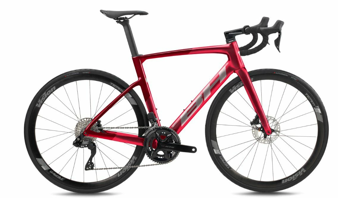 Vélo BH RS1 3.5 Carbone Shimano 105 Di2 12V 2023 Rouge 3 Vélo BH RS1 3.5 Carbone Shimano 105 Di2 12V 2023 Rouge