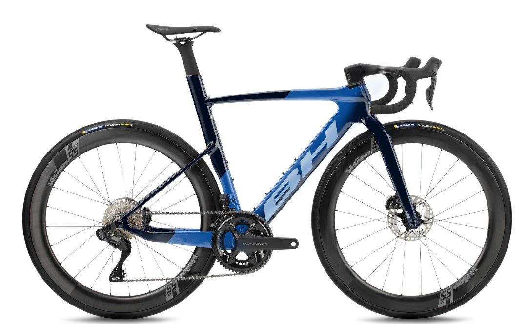 Vélo BH AEROLIGHT 6.5 Shimano Ultégra Di2 12V 2023 Bleu 3 Vélo BH AEROLIGHT 6.5 Shimano Ultégra Di2 12V 2023 Bleu