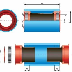 Vélos de Route Soldes -Vélos de Route Soldes boitier FSA ceramique 1 2