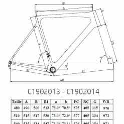 DEDACCIAI Vélo EXS Aerospeed Carbone Shimano 105 7000 2022 Noir -Vélos de Route Soldes cadre EXS carbone patins geometrie 1