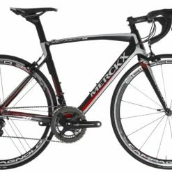 Vélo EDDY MERCKX SAN REMO 76 Carbone Noir Mat Silver Rouge -Vélos de Route Soldes eddy merckx san remo 76 noir chorus 1