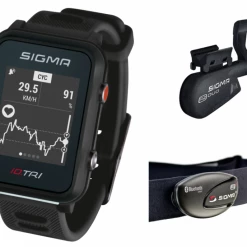 SIGMA SPORT Montre Cardio/GPS « ID TRI SET » SIGMA Noir