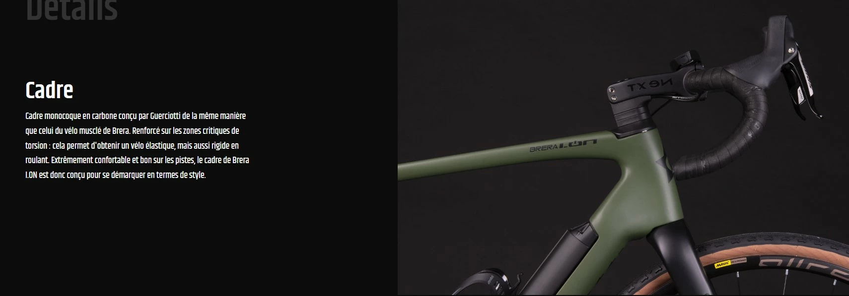 LEADER FOX Vélo électrique Gravel GUERCIOTTI Carbone BRERA ION 500Wh 220 Kms 2022 Gris Bleuté 4 LEADER FOX Vélo électrique Gravel GUERCIOTTI Carbone BRERA ION 500Wh 220 Kms 2022 Gris Bleuté – Image 2