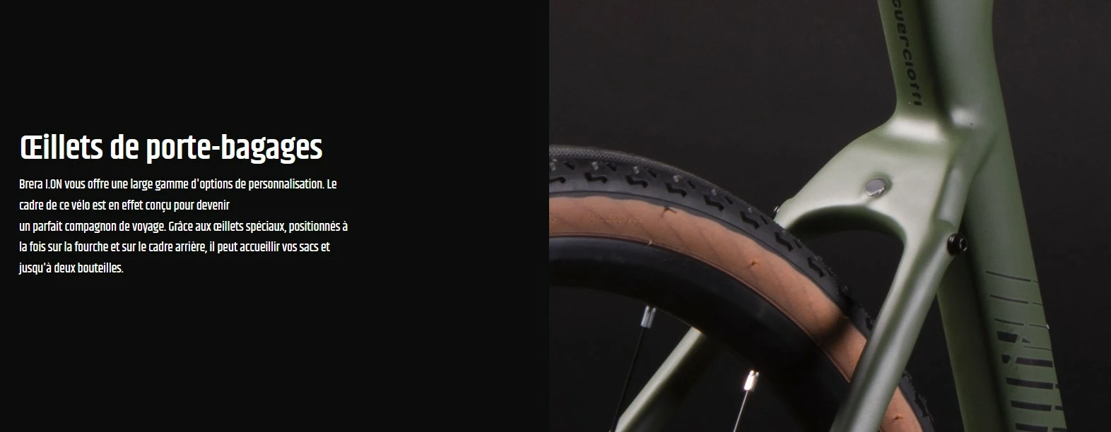 LEADER FOX Vélo électrique Gravel GUERCIOTTI Carbone BRERA ION 500Wh 220 Kms 2022 Gris Bleuté 8 LEADER FOX Vélo électrique Gravel GUERCIOTTI Carbone BRERA ION 500Wh 220 Kms 2022 Gris Bleuté – Image 6