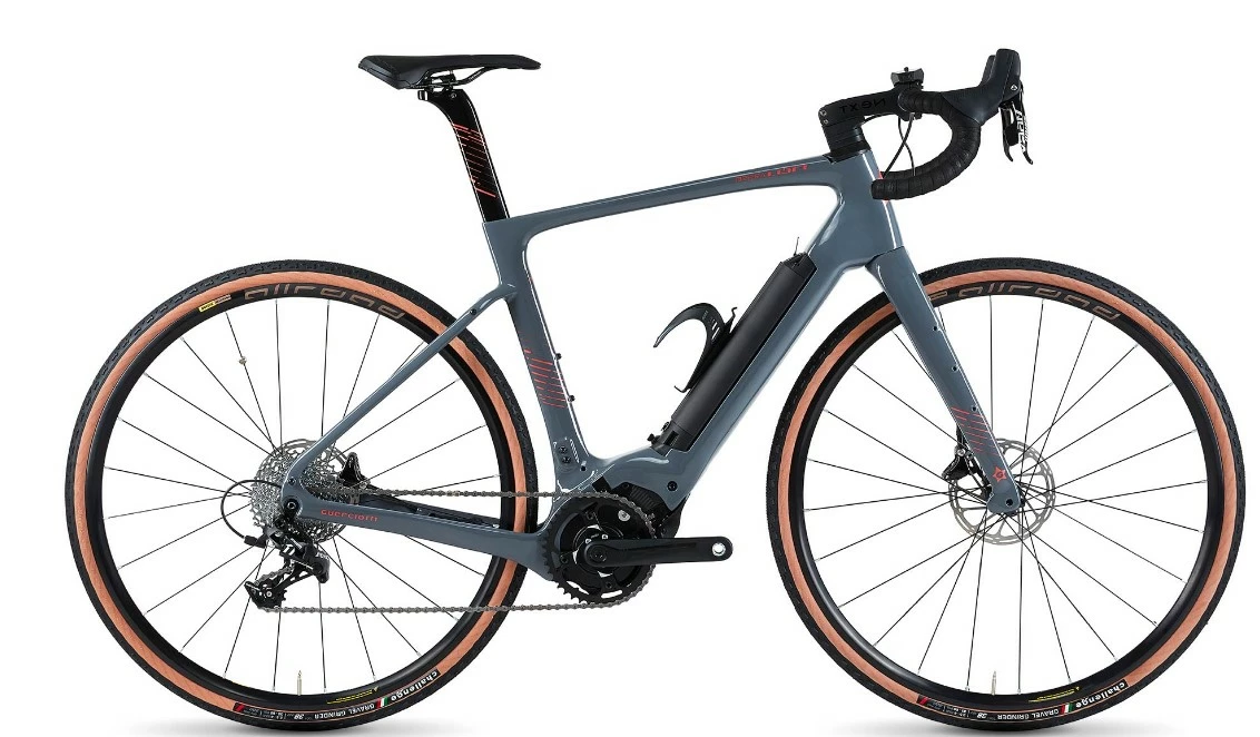 LEADER FOX Vélo électrique Gravel GUERCIOTTI Carbone BRERA ION 500Wh 220 Kms 2022 Gris Bleuté 3 LEADER FOX Vélo électrique Gravel GUERCIOTTI Carbone BRERA ION 500Wh 220 Kms 2022 Gris Bleuté