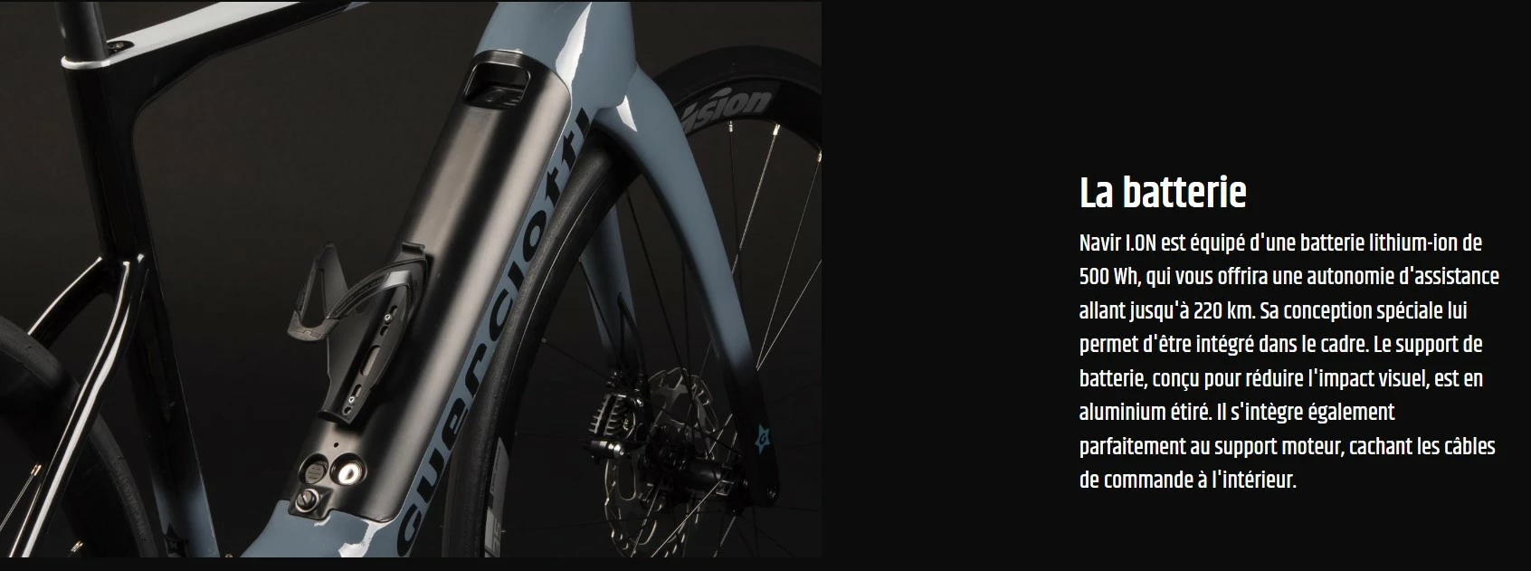 LEADER FOX Vélo électrique Route GUERCIOTTI Carbone NAVIR ION 500Wh 220 Kms 2022 Rouge 5 LEADER FOX Vélo électrique Route GUERCIOTTI Carbone NAVIR ION 500Wh 220 Kms 2022 Rouge – Image 3