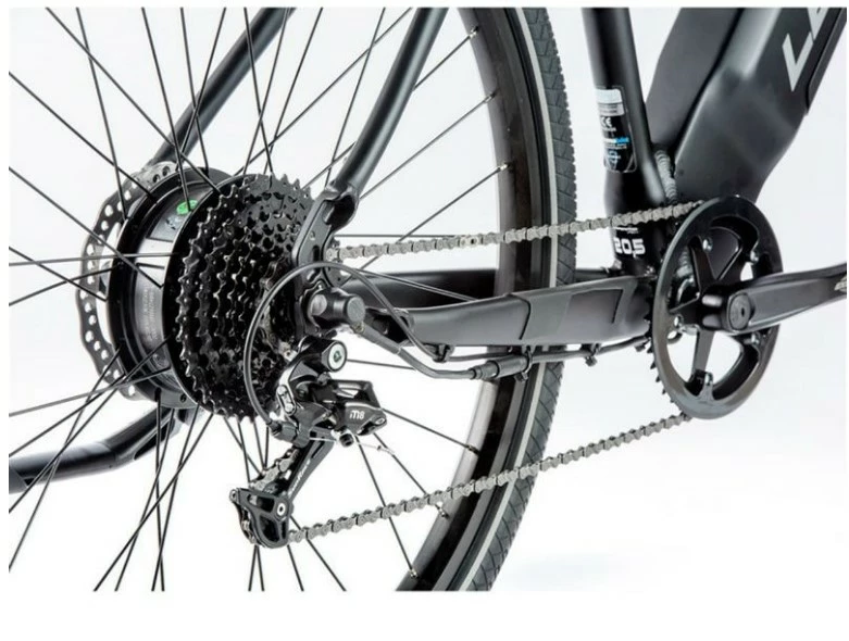 Vélo électrique LEADER FOX BARNET 540 Wh 100 Kms 2021 Noir/jaune Mat 6 Vélo électrique LEADER FOX BARNET 540 Wh 100 Kms 2021 Noir/jaune Mat – Image 4