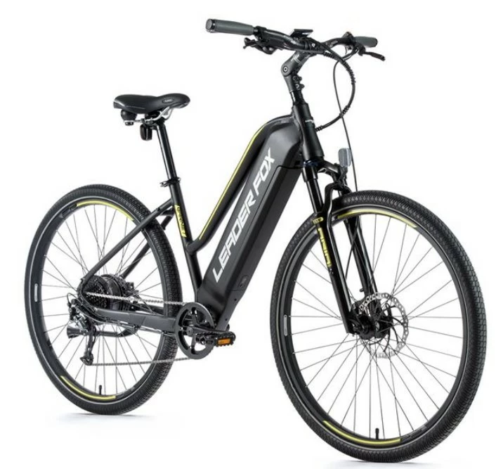Vélo électrique LEADER FOX BARNET 540 Wh 100 Kms 2021 Noir/jaune Mat 3 Vélo électrique LEADER FOX BARNET 540 Wh 100 Kms 2021 Noir/jaune Mat
