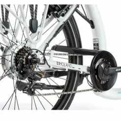 Vélo électrique LEADER FOX HOLAND 576 Wh 100 Kms 2021 Blanc -Vélos de Route Soldes leader fox holand blanc 5