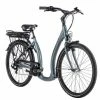 Vélo électrique LEADER FOX HOLAND 576 Wh 100 Kms Gris Mat -Vélos de Route Soldes leader fox holand gris