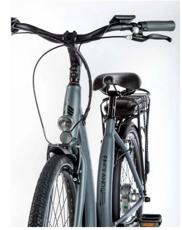 Vélo électrique LEADER FOX HOLAND 576 Wh 100 Kms Gris Mat 6 Vélo électrique LEADER FOX HOLAND 576 Wh 100 Kms Gris Mat – Image 4