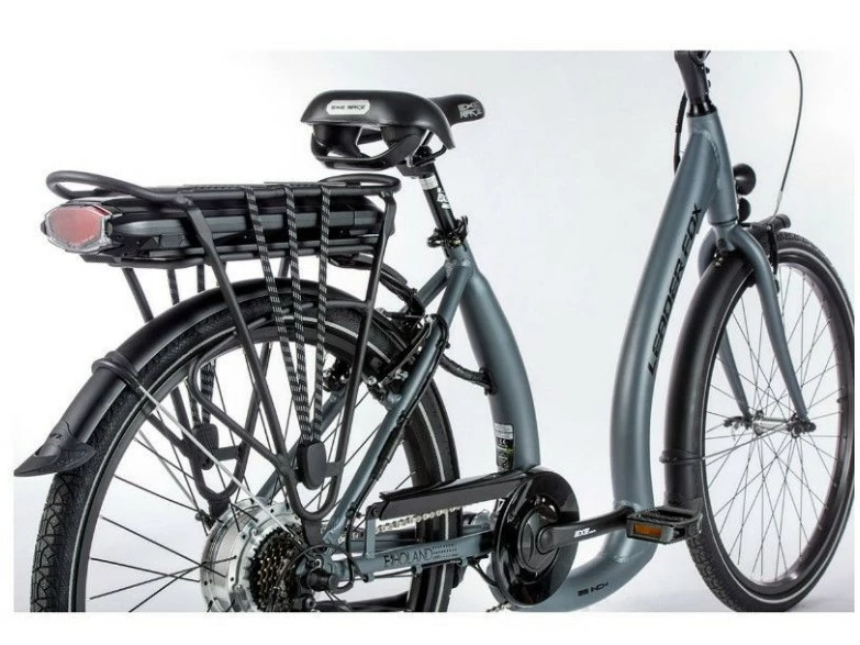 Vélo électrique LEADER FOX HOLAND 576 Wh 100 Kms Gris Mat 7 Vélo électrique LEADER FOX HOLAND 576 Wh 100 Kms Gris Mat – Image 5