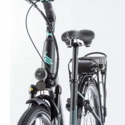 25 Kg Vélo électrique LEADER FOX INDUKTORA 576Wh 120 Kms 2021 Noir/vert Turquoise -Vélos de Route Soldes leader fox induktora bleu 3