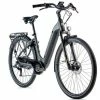 Vélo électrique LEADER FOX NARA 504 Wh 100 Kms 2021 Gris Mat -Vélos de Route Soldes leader fox nara