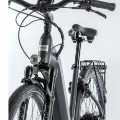 Vélo électrique LEADER FOX NARA 504 Wh 100 Kms 2021 Gris Mat -Vélos de Route Soldes leader fox nara 5