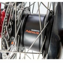 Vélo électrique LEADER FOX CITY NEBA 504 Wh 100 Kms 2021 Rouge 10 Vélo électrique LEADER FOX CITY NEBA 504 Wh 100 Kms 2021 Rouge -Vélos de Route Soldes leader fox neba rouge 2