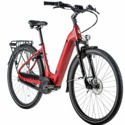 Vélo électrique LEADER FOX CITY NEBA 504 Wh 100 Kms 2021 Rouge