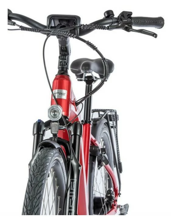 Vélo électrique LEADER FOX CITY NEBA 504 Wh 100 Kms 2021 Rouge 6 Vélo électrique LEADER FOX CITY NEBA 504 Wh 100 Kms 2021 Rouge – Image 4
