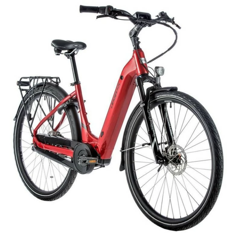 Vélo électrique LEADER FOX CITY NEBA 504 Wh 100 Kms 2021 Rouge 3 Vélo électrique LEADER FOX CITY NEBA 504 Wh 100 Kms 2021 Rouge