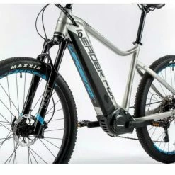 Vélo électrique LEADER FOX OREM 720 Wh 150 Kms 2022 Gris/noir/bleu -Vélos de Route Soldes leader fox orem gris bleu 4 1