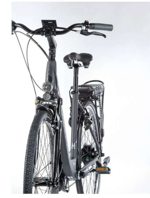 Vélo électrique LEADER FOX PARK CITY 470Wh 90 Kms Gris Mat 7 Vélo électrique LEADER FOX PARK CITY 470Wh 90 Kms Gris Mat – Image 5