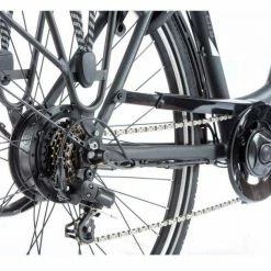 Vélo électrique LEADER FOX PARK CITY 470Wh 90 Kms Gris Mat 13 Vélo électrique LEADER FOX PARK CITY 470Wh 90 Kms Gris Mat -Vélos de Route Soldes leader fox park gris 5