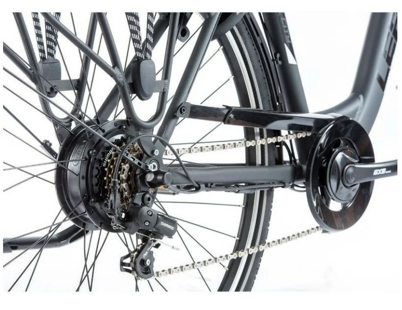 Vélo électrique LEADER FOX PARK CITY 470Wh 90 Kms Gris Mat 8 Vélo électrique LEADER FOX PARK CITY 470Wh 90 Kms Gris Mat – Image 6