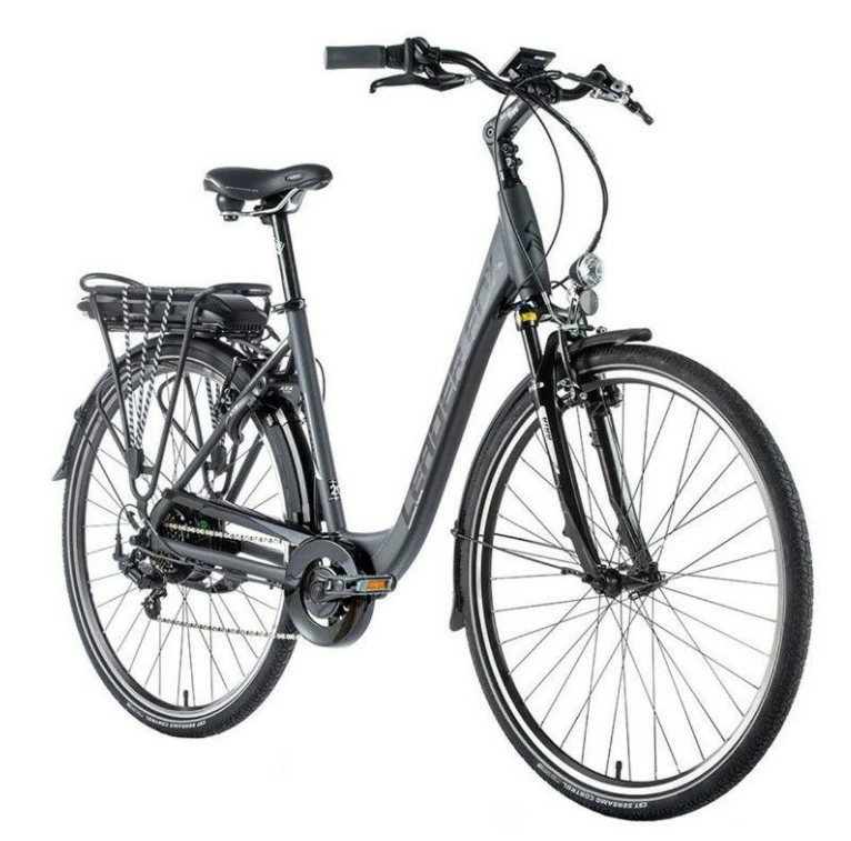 Vélo électrique LEADER FOX PARK CITY 470Wh 90 Kms Gris Mat 3 Vélo électrique LEADER FOX PARK CITY 470Wh 90 Kms Gris Mat