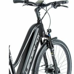 Vélo électrique LEADER FOX SANDY Femme 540 Wh 100 Kms 2021 Noir/blanc Mat -Vélos de Route Soldes leader fox sandy femme 4