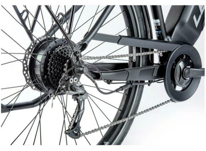 Vélo électrique LEADER FOX SANDY Homme 540 Wh 100 Kms 2021 Noir/vert Mat 6 Vélo électrique LEADER FOX SANDY Homme 540 Wh 100 Kms 2021 Noir/vert Mat – Image 4