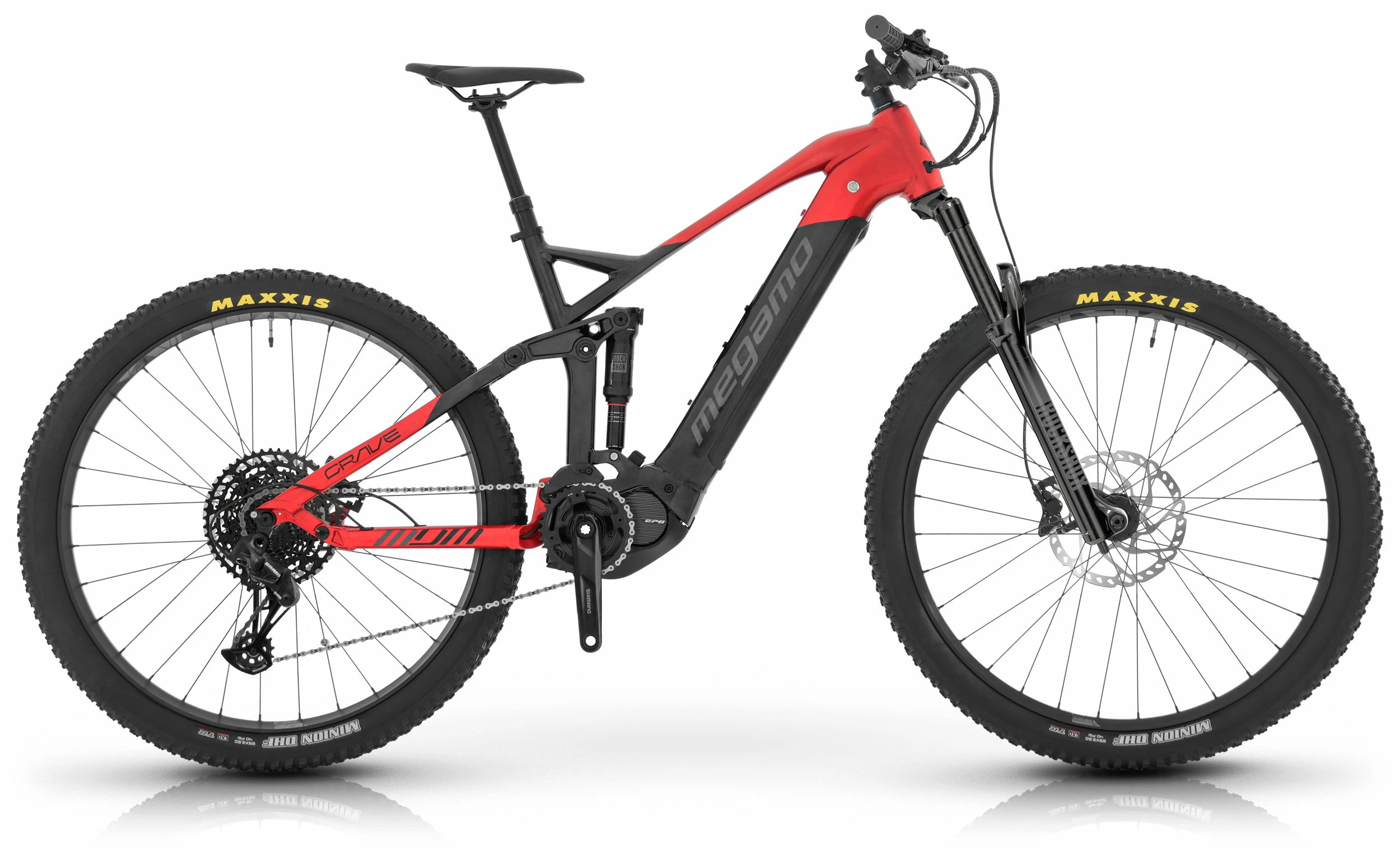 LEADER FOX VTT électrique MEGAMO CRAVE AL10 29″ 630 Wh 100 Kms Magma Red 2022 3 LEADER FOX VTT électrique MEGAMO CRAVE AL10 29″ 630 Wh 100 Kms Magma Red 2022