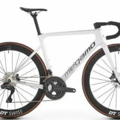LEADER FOX Vélo MEGAMO PULSE Elite 01 Carbone Shimano Dura-Ace 9200 Di2 12V 2023 Sky Grey Ou Black Ou Red