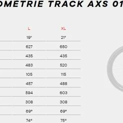 Vélos de Route Soldes -Vélos de Route Soldes megamo track axs 01 geometrie