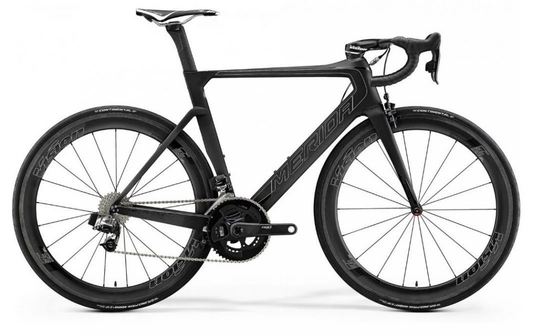 Vélo MERIDA REACTO 9000 Sram Red ETap 11V Noir Carbone Mat 3 Vélo MERIDA REACTO 9000 Sram Red ETap 11V Noir Carbone Mat