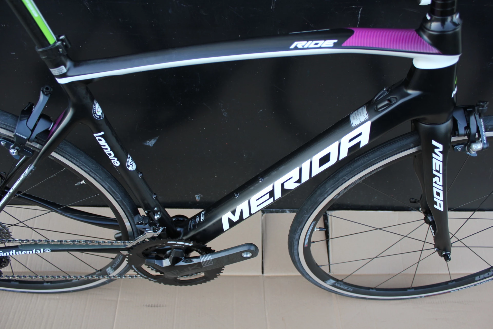 Vélo MERIDA RIDE TEAM Lampré Carbone Shimano Ultégra 8000 11V 5 Vélo MERIDA RIDE TEAM Lampré Carbone Shimano Ultégra 8000 11V – Image 3
