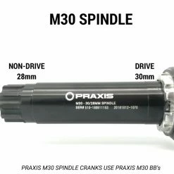 FSA Pédalier PRAXIS ZAYANTE CARBON-S M30 50×34 Ou 52×36 7 FSA Pédalier PRAXIS ZAYANTE CARBON-S M30 50×34 Ou 52×36 -Vélos de Route Soldes pedalier praxis carbone s 2