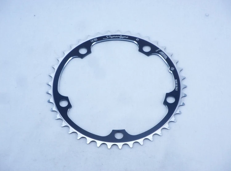 Plateau MICHE SUPERTYPE CHAINWHEEL Double 135mm 40 Noir 3 Plateau MICHE SUPERTYPE CHAINWHEEL Double 135mm 40 Noir
