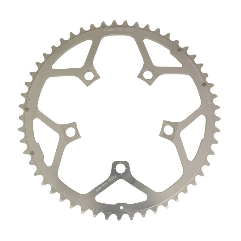 Plateau STRONGLIGHT CAMPA ULTRA TORQUE Compact 110mm 36,38,52 Argent 3 Plateau STRONGLIGHT CAMPA ULTRA TORQUE Compact 110mm 36,38,52 Argent