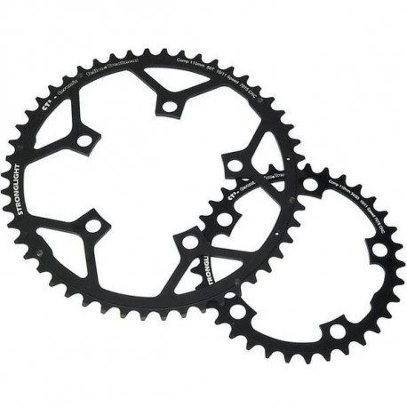 Plateau STRONGLIGHT ROAD CT² Compact 110mm 39,52 Noir 3 Plateau STRONGLIGHT ROAD CT² Compact 110mm 39,52 Noir