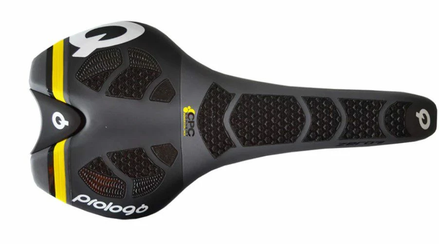 Selle PROLOGO ZERO II CPC TyroX Noire Bande Jaune 3 Selle PROLOGO ZERO II CPC TyroX Noire Bande Jaune
