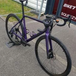 Vélo TIME ALPE D’HUEZ 01 DISC Campagnolo EKAR 13V Gloss Carbone Purple -Vélos de Route Soldes time 01 purple ekar 13 3