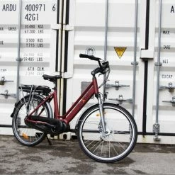 25 Kg Vélo électrique VIRAGE CITADIN 465 Wh 80 Kms 2022 Rouge (Made In France) -Vélos de Route Soldes virage citadin rouge