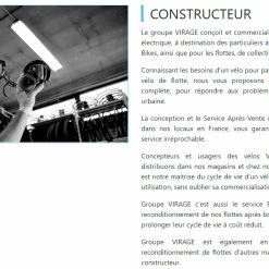 25 Kg Vélo électrique VIRAGE CITADIN 465 Wh 80 Kms 2022 Rouge (Made In France) -Vélos de Route Soldes virage constructeur 6