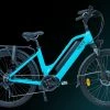 25 Kg Vélo électrique VIRAGE FLEURON 624Wh 150 Kms 2022 Caraïbes (Made In France) -Vélos de Route Soldes virage fleuron bleu ciel
