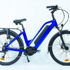 25 Kg Vélo électrique VIRAGE FLEURON 624Wh 150 Kms 2022 Bleu Marine (Made In France) -Vélos de Route Soldes virage fleuron bleu marine 2
