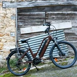 25 Kg Vélo électrique VIRAGE FLEURON 624Wh 150 Kms 2022 Chocolat (Made In France) -Vélos de Route Soldes virage fleuron chocolat 2