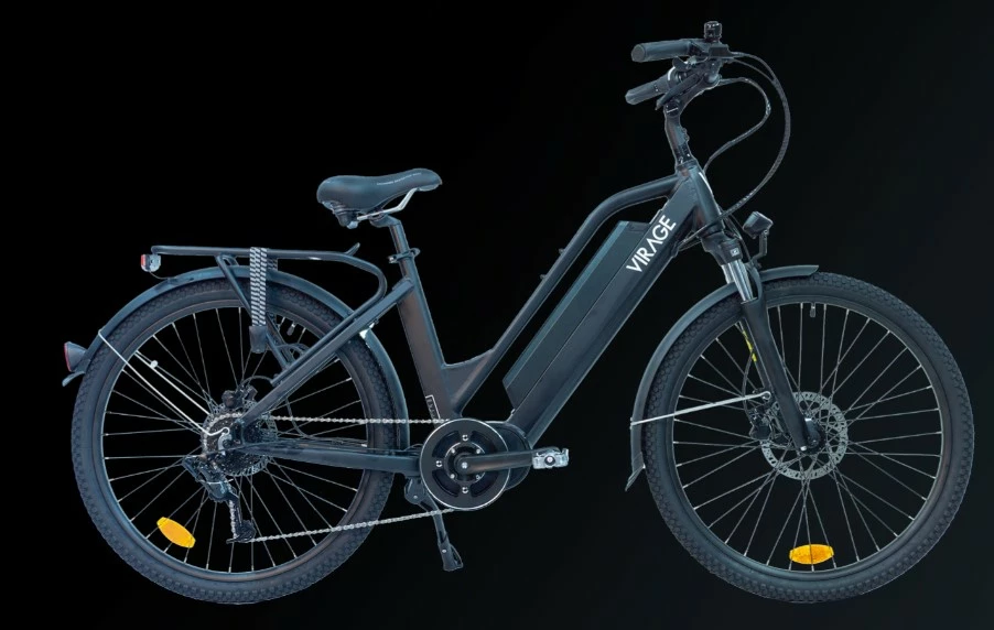 25 Kg Vélo électrique VIRAGE FLEURON 624Wh 150 Kms 2022 Noir (Made In France) 3 25 Kg Vélo électrique VIRAGE FLEURON 624Wh 150 Kms 2022 Noir (Made In France)