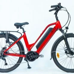 25 Kg Vélo électrique VIRAGE FLEURON 624Wh 150 Kms 2022 Rouge (Made In France) -Vélos de Route Soldes virage fleuron rouge 4